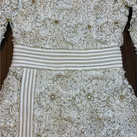 Zhivago Bridal Lace Dress, Originally $850, Size US 4 - Picture 6 of 11